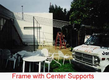 Frame with Center Supports